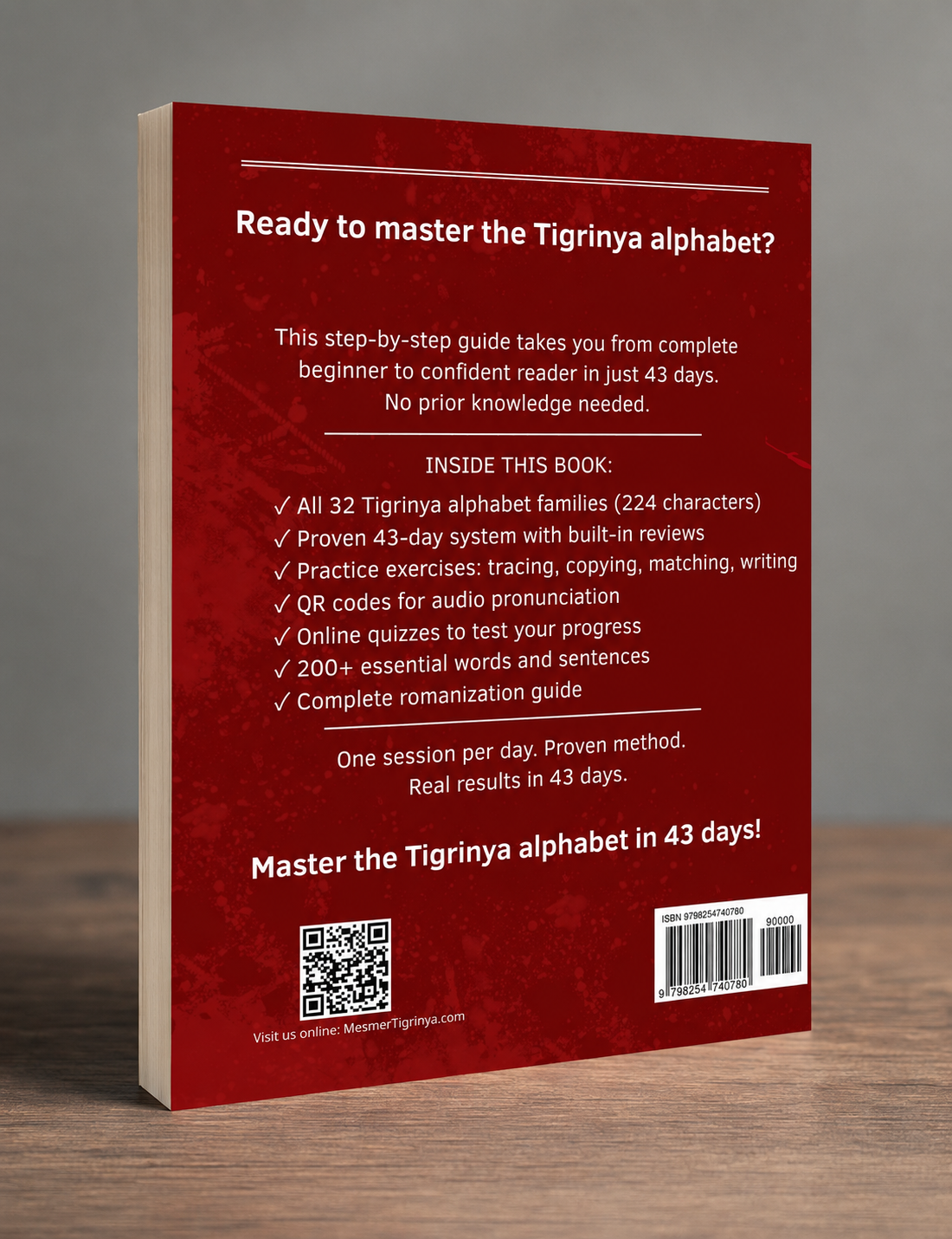 Master the Tigrinya Alphabet in 43 Days: A Complete Guide to Reading and Writing Ge'ez Script